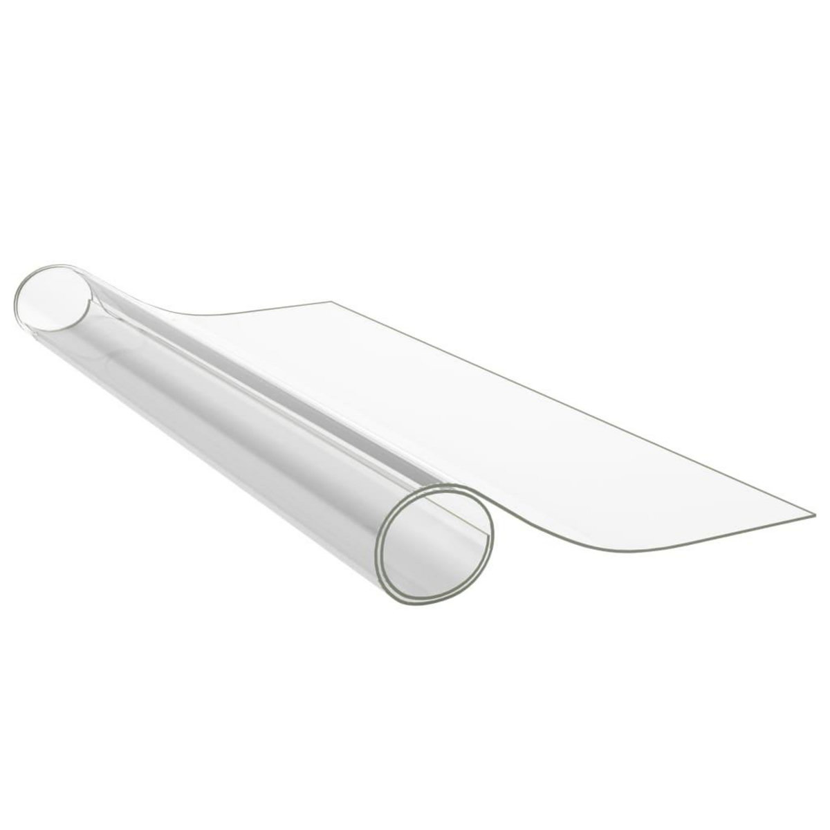 VIDAXL Protecteur de table transparent 90x90 cm 2 mm PVC