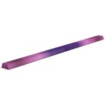 HOMCOM Poutre de gymnastique pliable 236cm fond antidérapant poignée transport violet rose