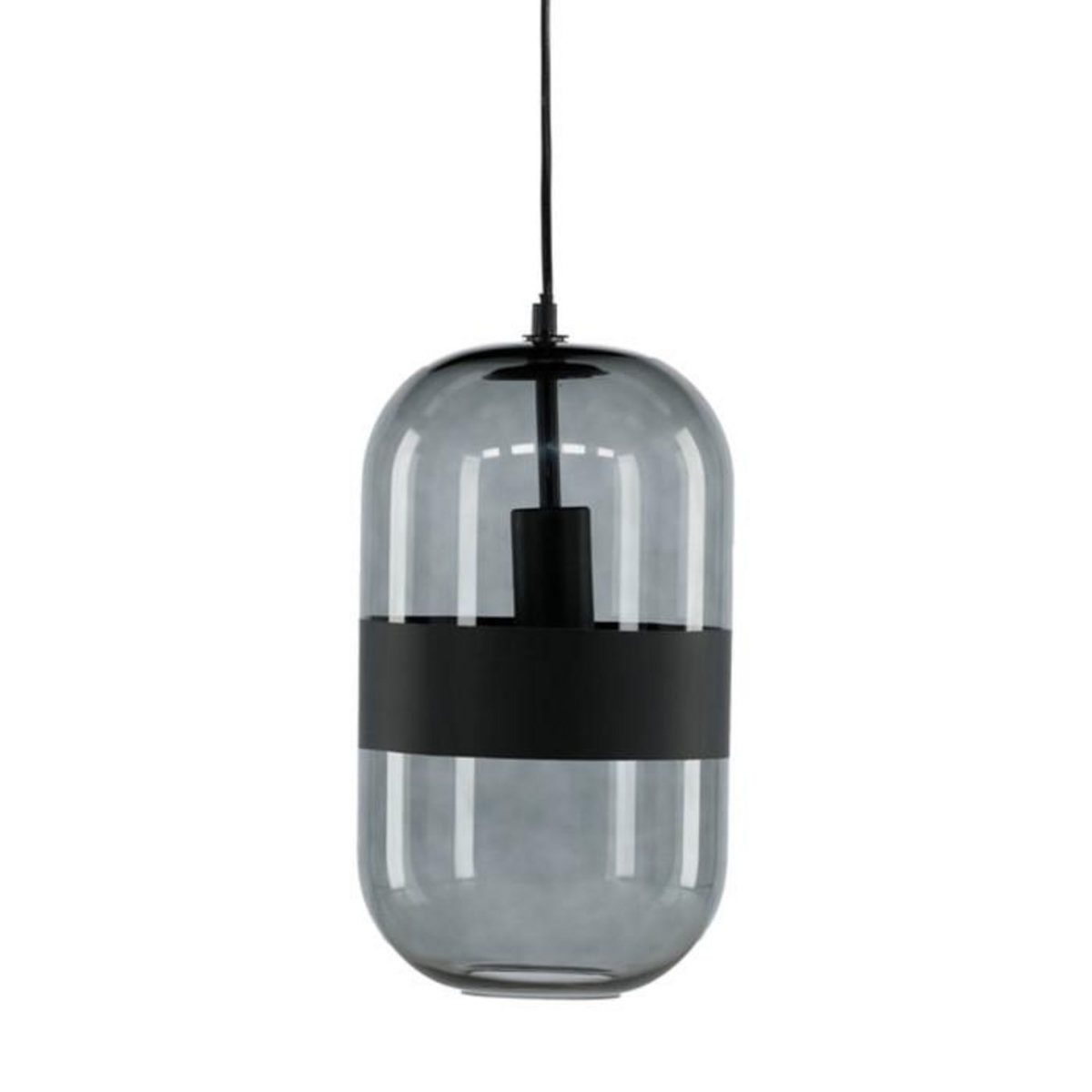 Paris Prix Suspension Design en Verre  Dropp  20cm Noir