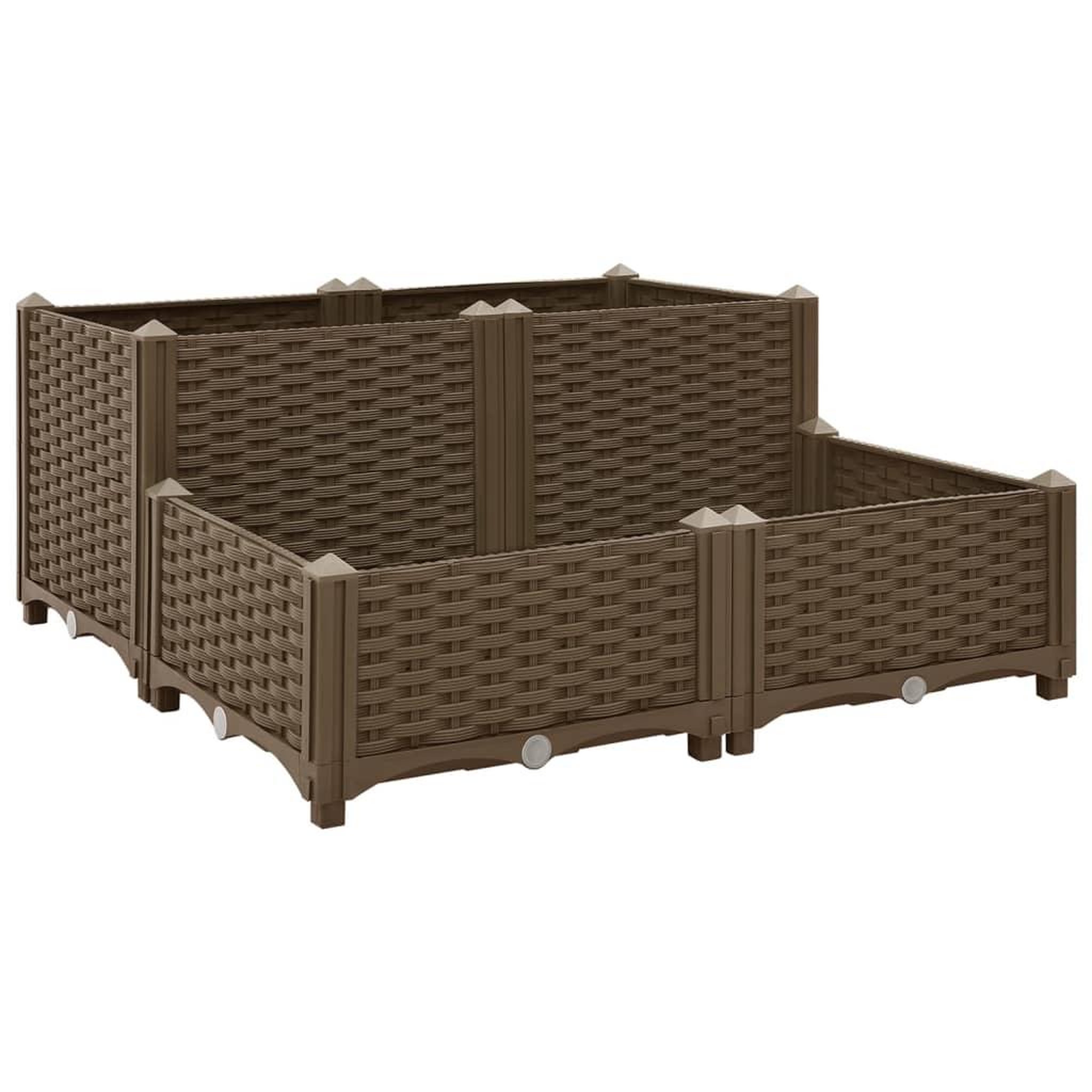 Voir la diapositive 2 : VIDAXL Lit sureleve 80x80x38 cm Polypropylene