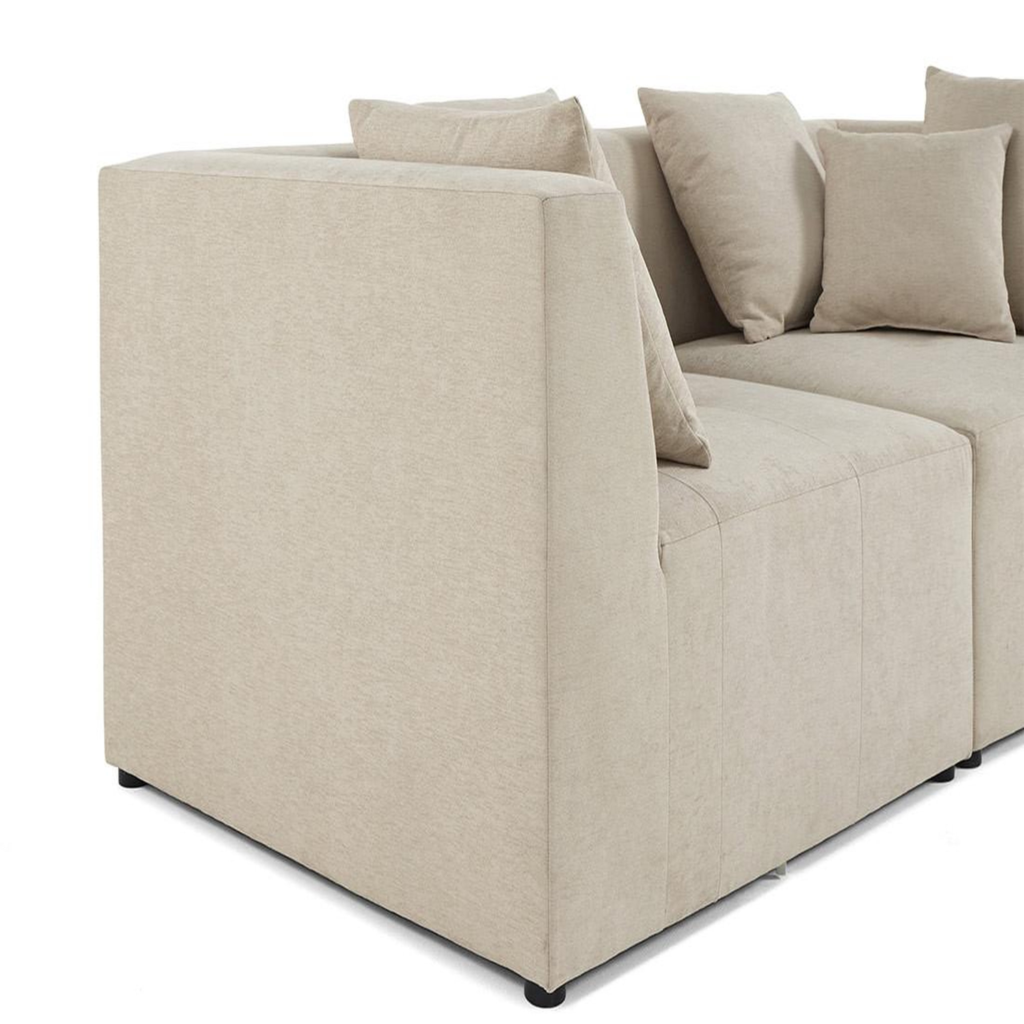 Voir la diapositive 5 : LISA DESIGN Amalfi - canapé modulable 2 places - en tissu