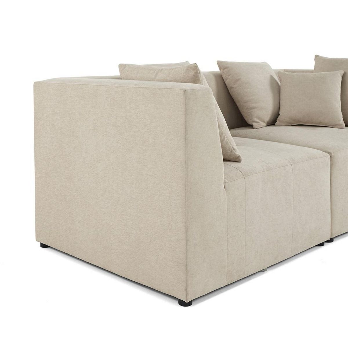 LISA DESIGN Amalfi - canapé modulable 2 places - en tissu