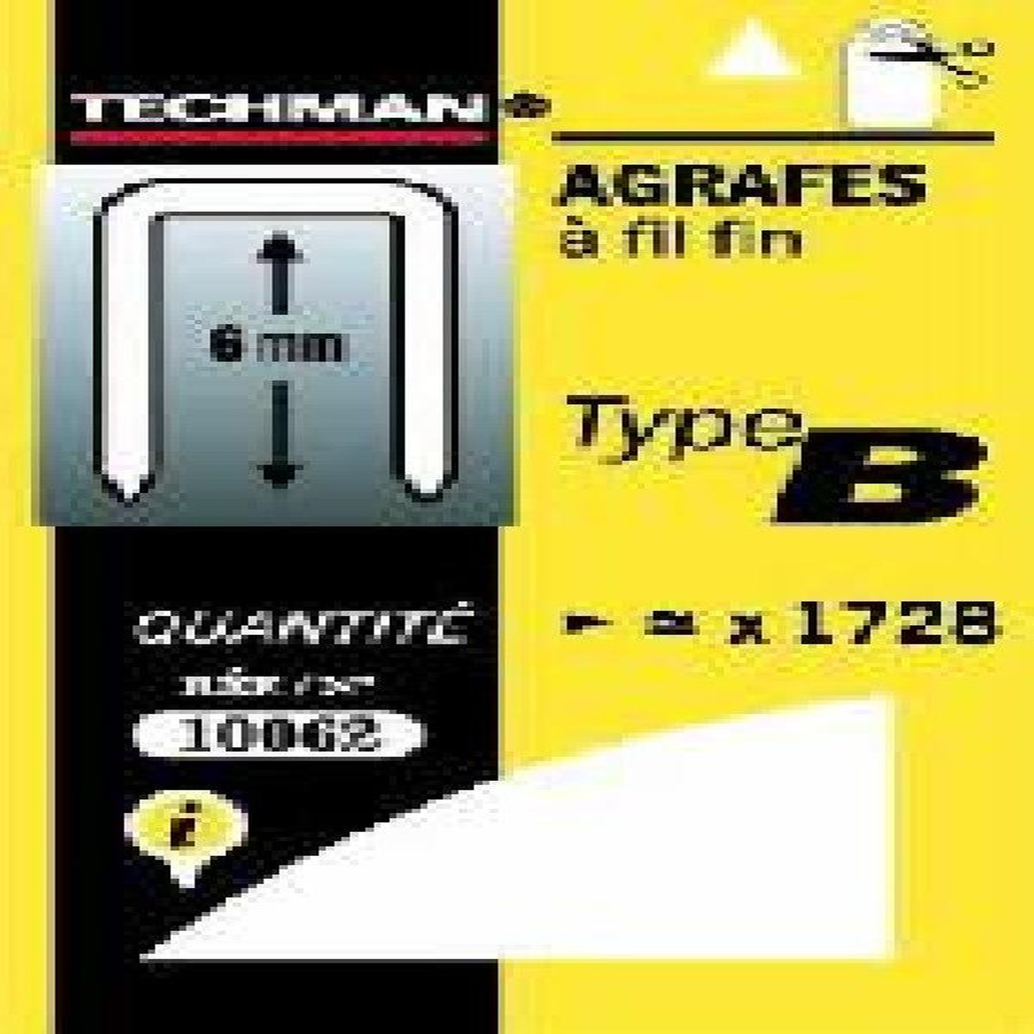 TECHMAN Agrafes 12 mm - type B