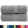 Voir la diapositive 2 : VIDAXL Serviettes d invité de qualité supérieure SOLUND 2 pcs gris
