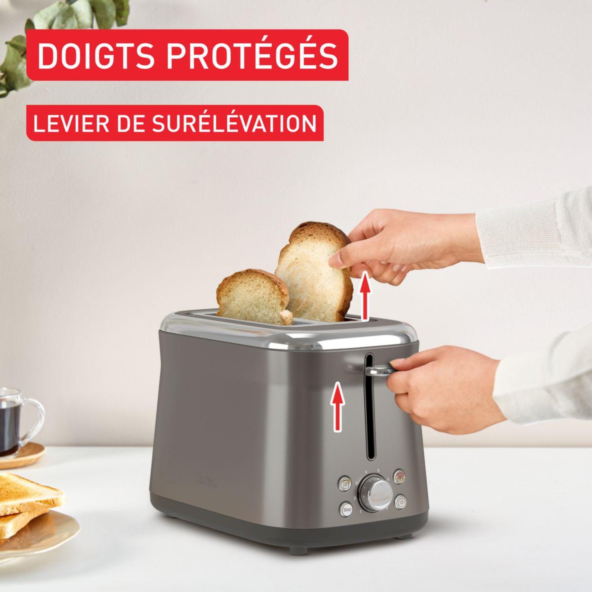 Voir la diapositive 4 : TEFAL Grille-pain collection tt720ee0