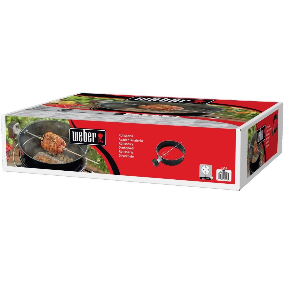 Weber Tourne broche barbecue pour BBQ charbon 57cm