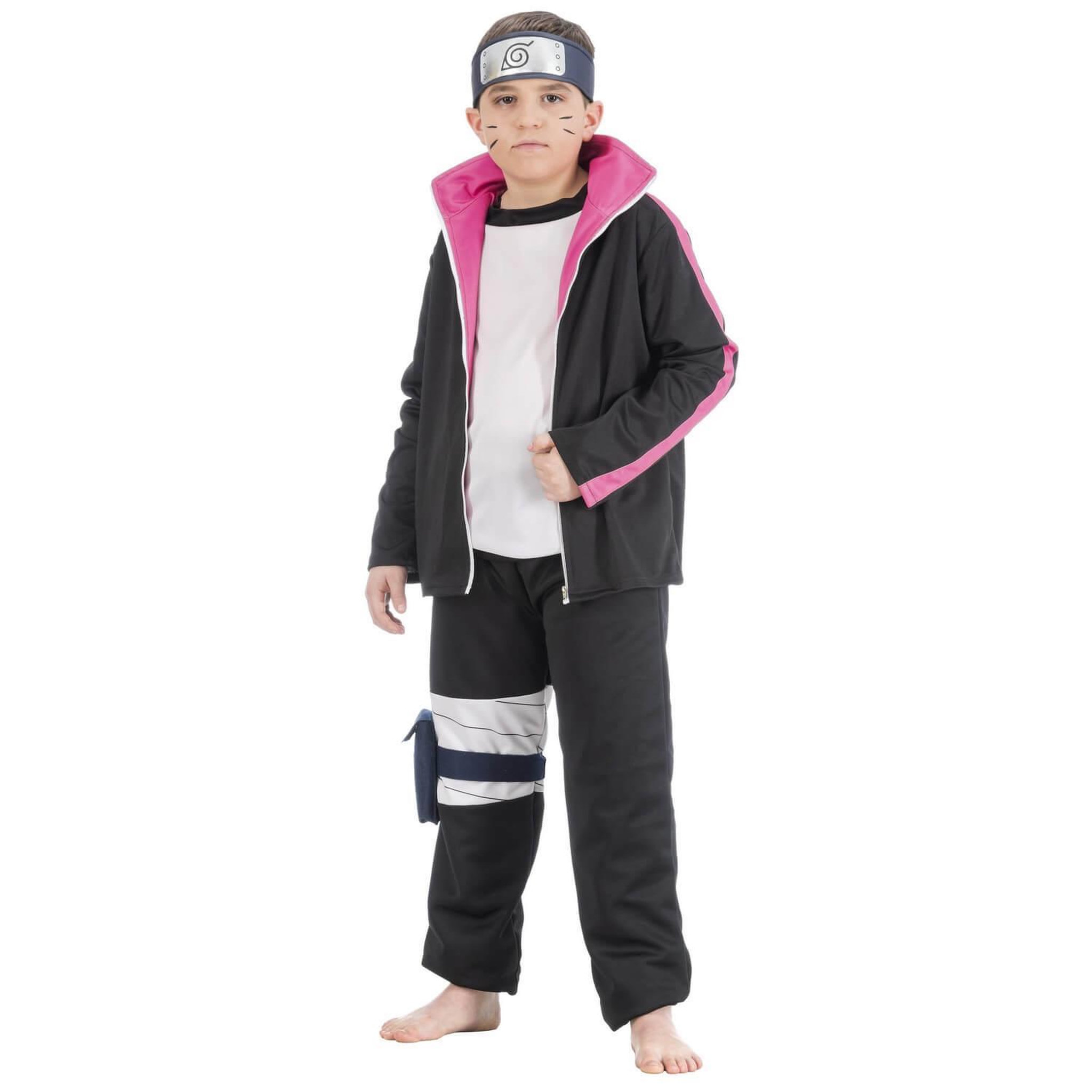 CHAKS Déguisement Boruto Uzumaki - Naruto - Garçon - 9/10 ans (134 à 140 cm)