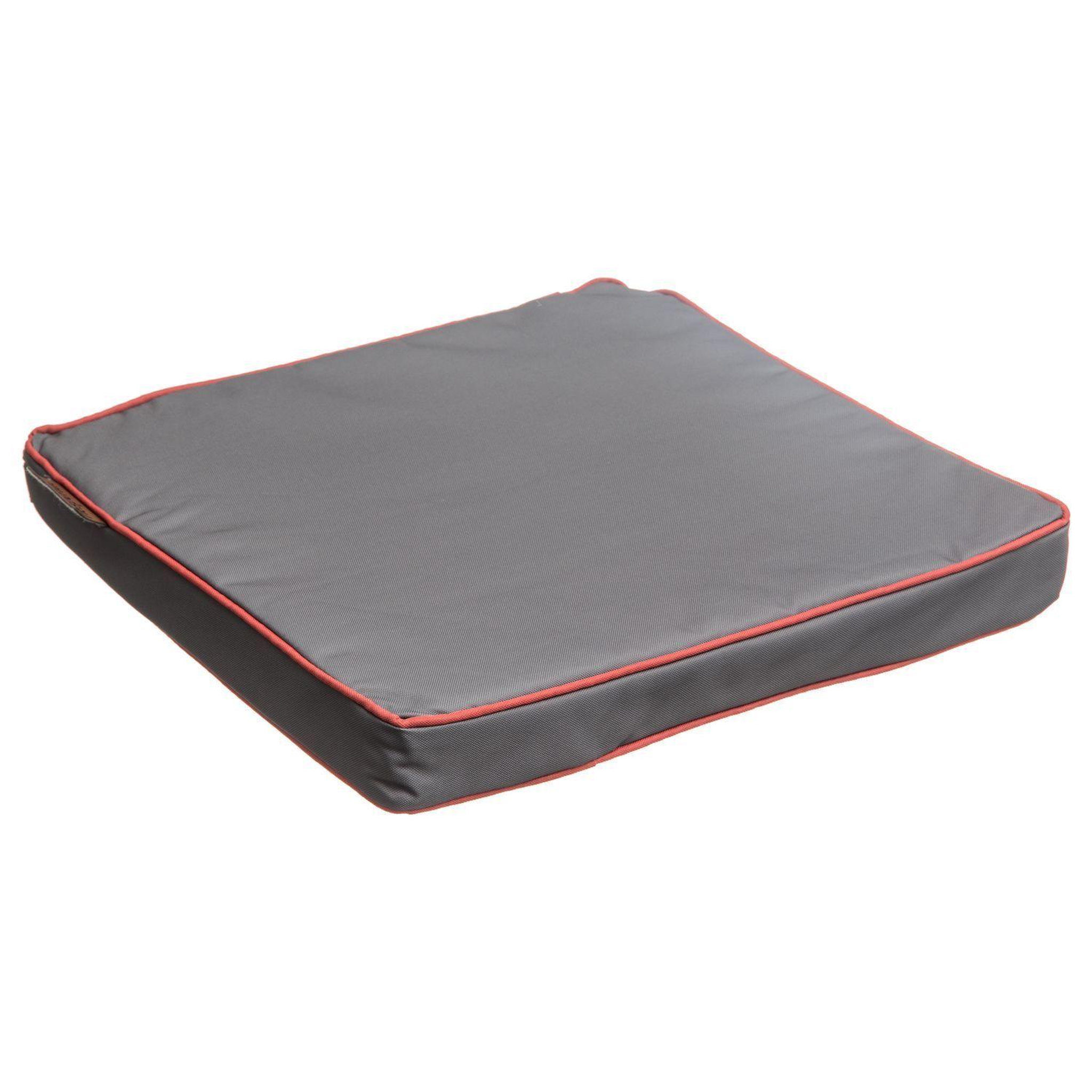 Voir la diapositive 3 : TOILINUX Lot de 2 galettes de chaises avec bande aggripante - 40 x 40 cm - Gris