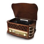 SENCO Platine rétro - SENCOR - STT 016 - 6 W - Lecteur CD/cassettes - USB - Marron