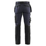Voir la diapositive 2 : BLAKLADER Pantalon de travail artisan + stretch bleu marine noir T40 BLÅKLÄDER 159918608699C46