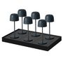 Voir la diapositive 1 : Lumisky 6 lampes avec plateau de chargement SOPHIA Gris anthracite Aluminium H20CM