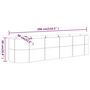 Voir la diapositive 6 : VIDAXL Lit sureleve de jardin Acier enduit de poudre Argente