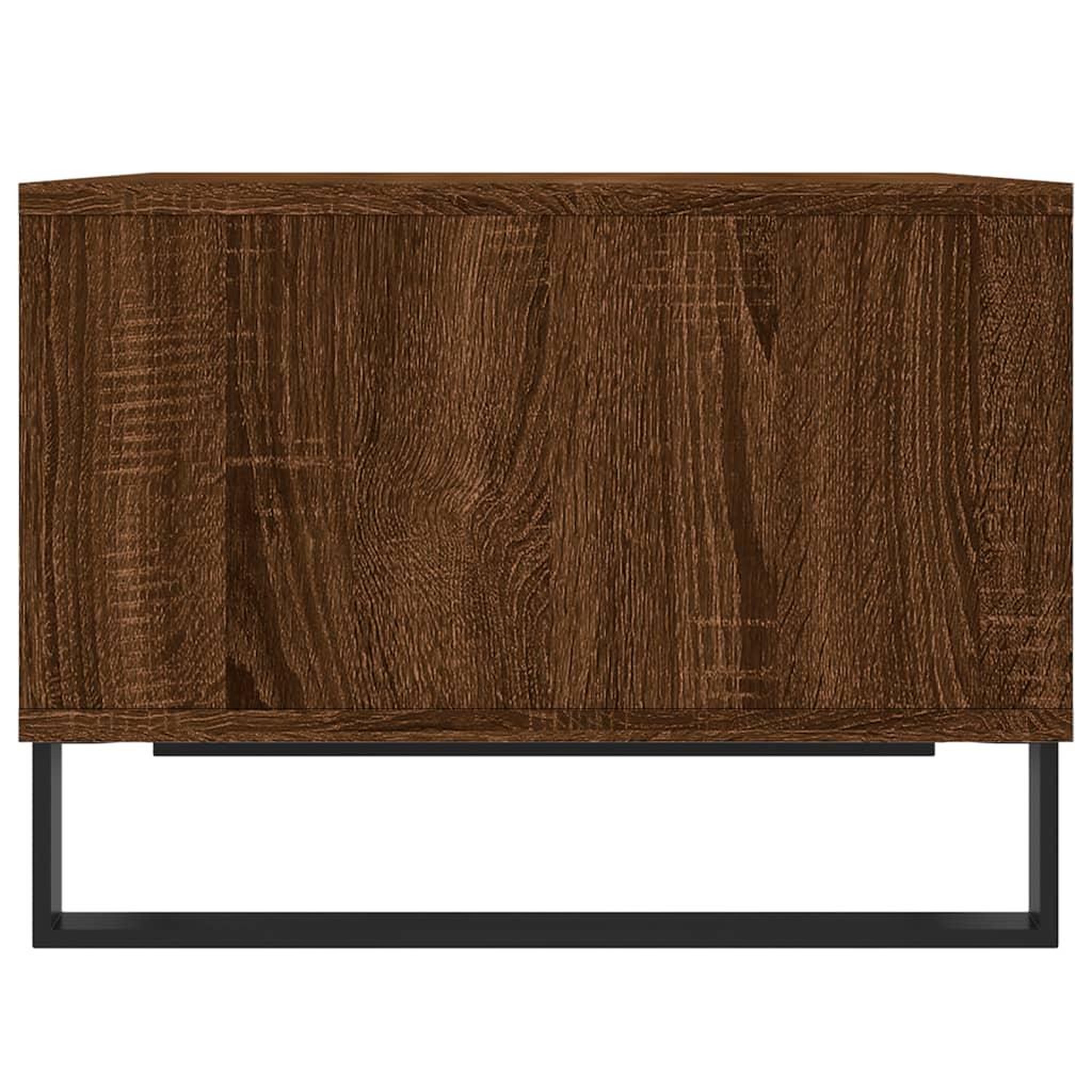 Voir la diapositive 5 : VIDAXL Table basse Chene marron 60x50x36,5 cm Bois d'ingenierie
