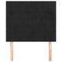 Voir la diapositive 3 : VIDAXL Tetes de lit 2 pcs Noir 100x5x78/88 cm Velours