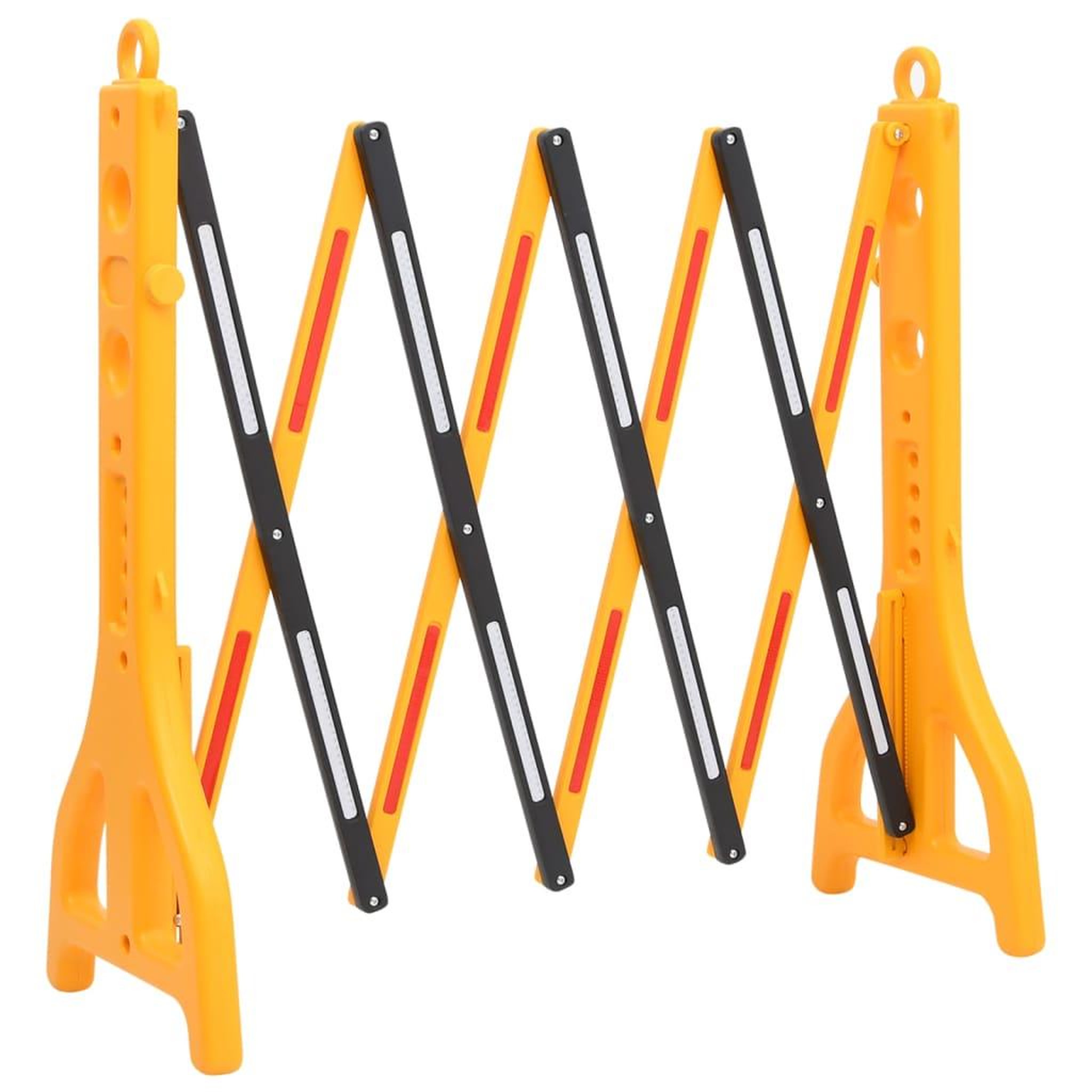 Voir la diapositive 3 : VIDAXL Barriere de circulation pliable Jaune et noir 250x38x96 cm