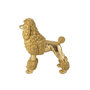Voir la diapositive 4 : Paris Prix Statue Caniche Debout  Trina  79cm Doré