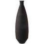 Voir la diapositive 1 : Paris Prix Vase Design en Verre  Gentle  80cm Noir Mat