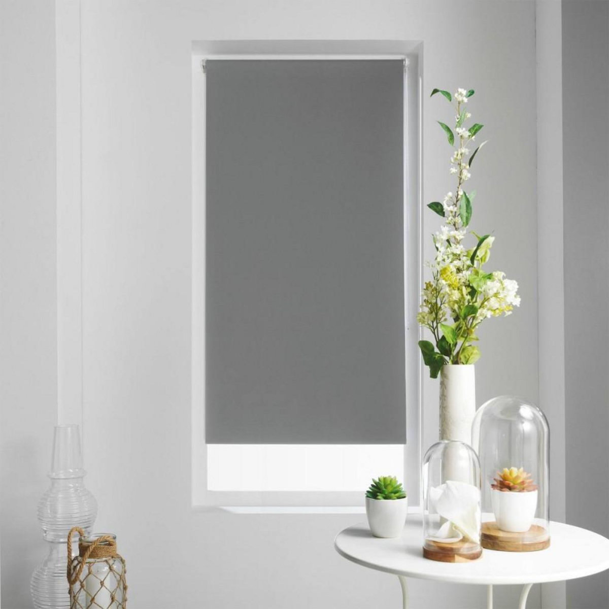 Douceur d'Intérieur Store enrouleur occultant 90x180 cm gris