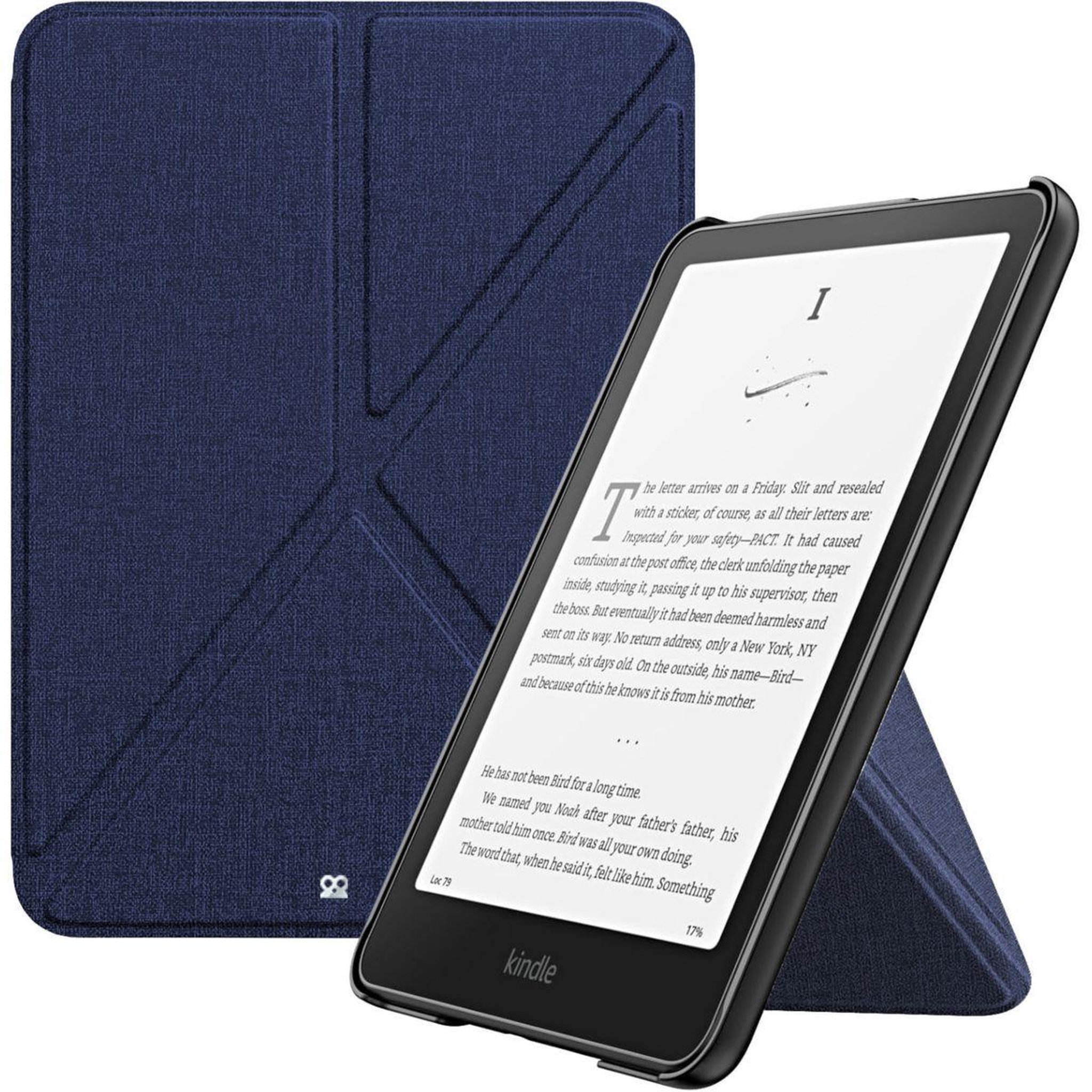 IBROZ Etui origami kindle paperwhite 2024 7p bleu