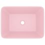 Voir la diapositive 3 : VIDAXL Lavabo de luxe Rose mat 41x30x12 cm Ceramique