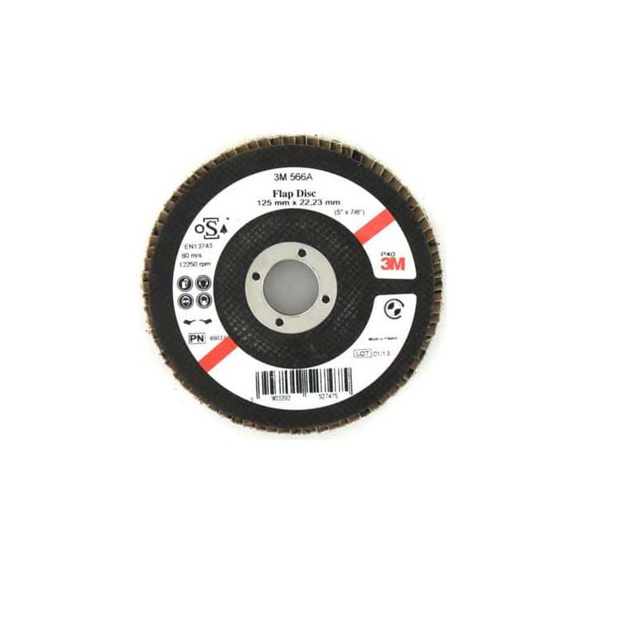 3M Disque 3m 566a à lamelles bombée grain 40 x 10
