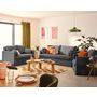 Voir la diapositive 2 : LISA DESIGN Serena - fauteuil déhoussable en velours côtelé