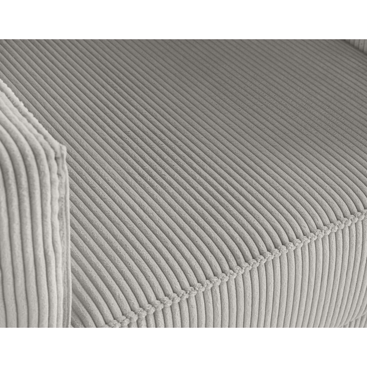 LISA DESIGN Charlie - fauteuil - pieds hauts - en velours côtelé