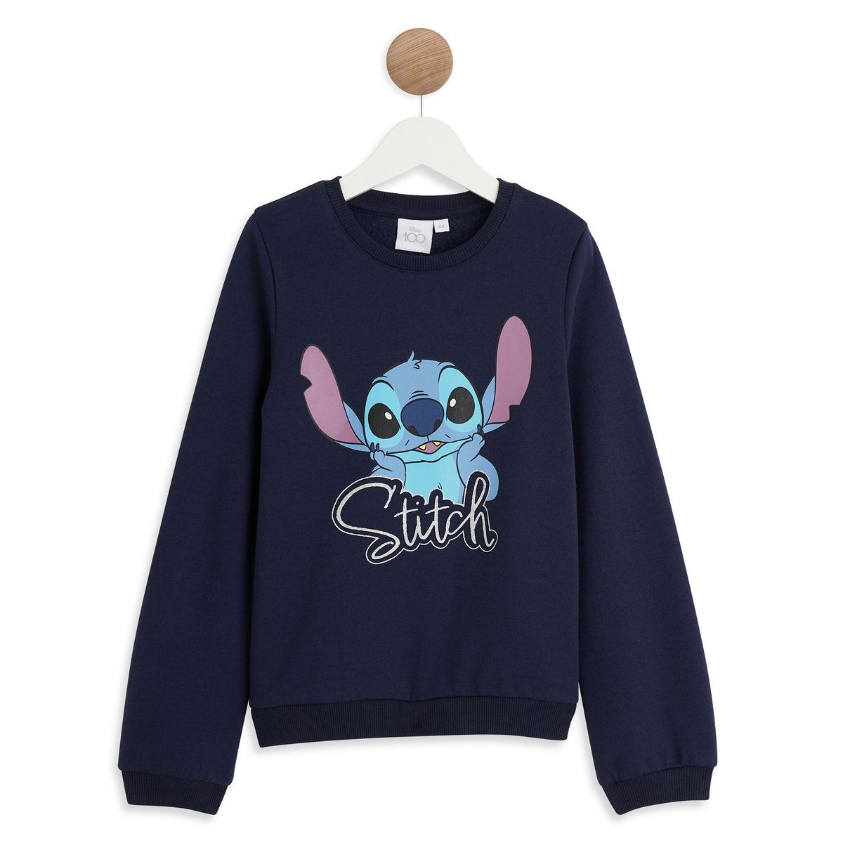 INEXTENSO Sweat bleu marine fille STITCH