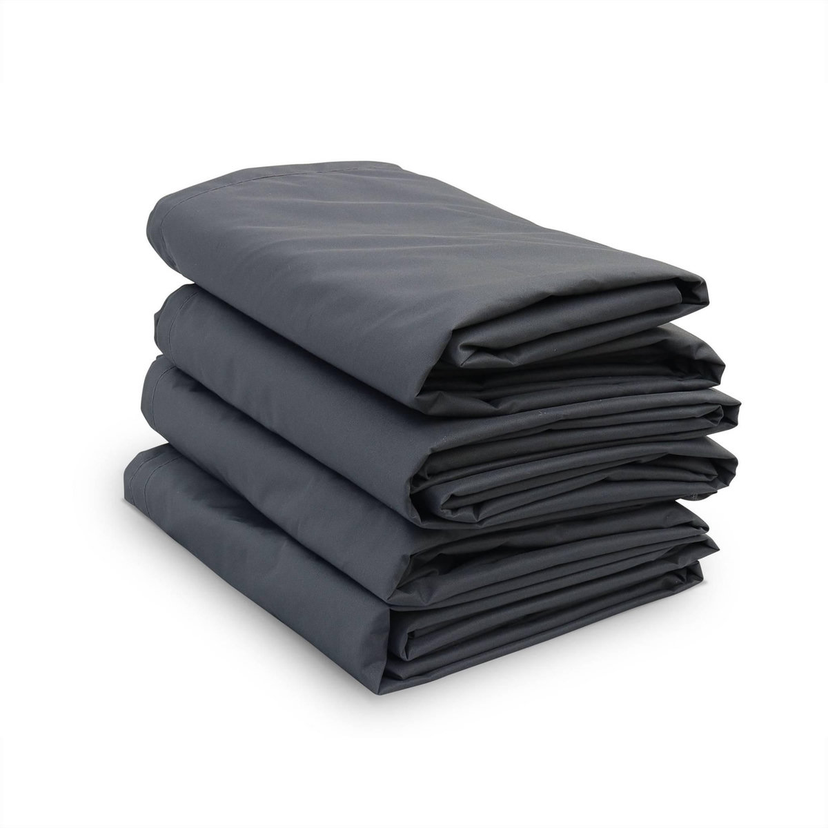 SWEEEK Ensemble de housses de protection gris foncé pour salon de jardin Tripoli et Verona - Quatre bâches. toile Oxford. en polyester enduit PA