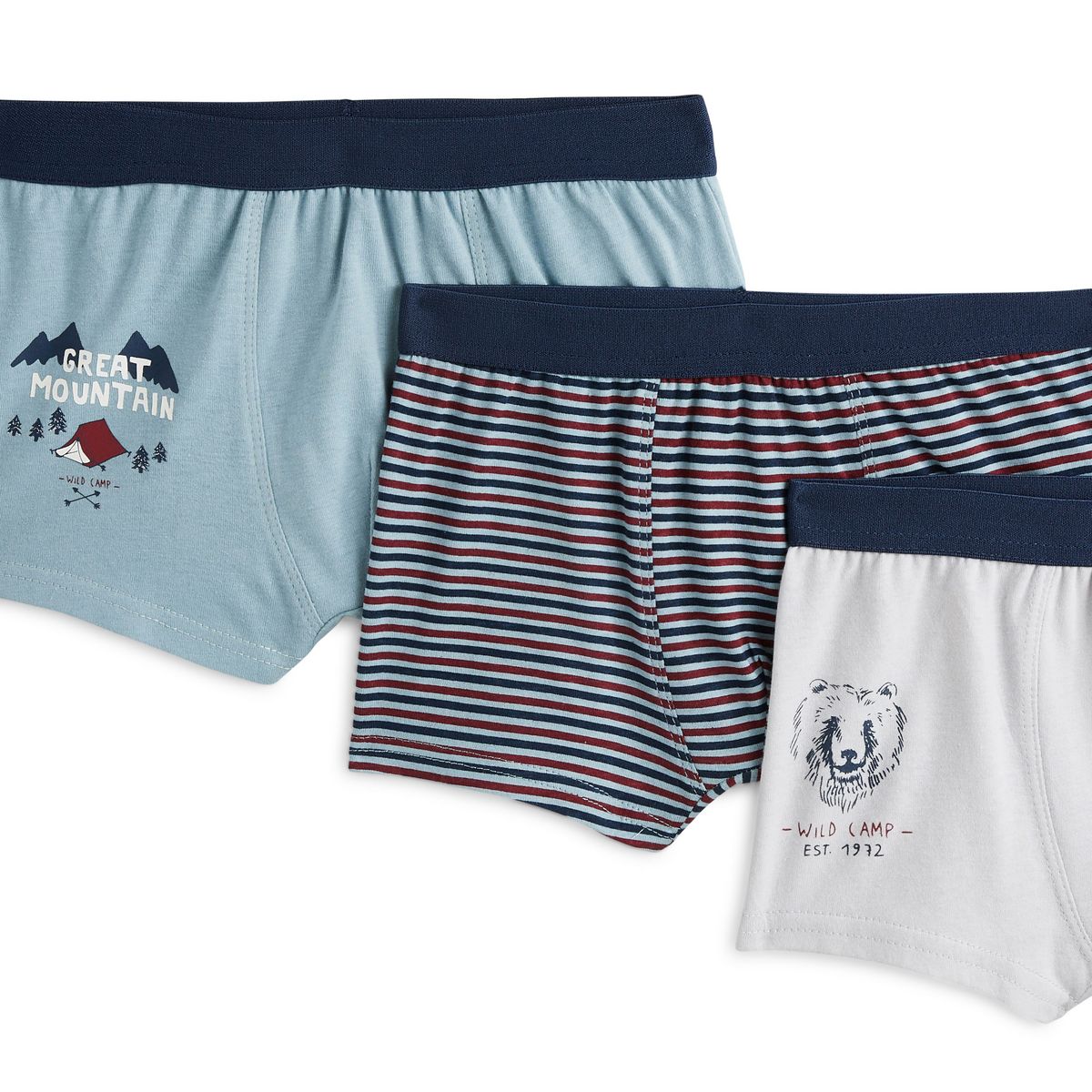 IN EXTENSO Lot de 4 boxers garçon