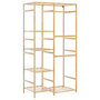 Voir la diapositive 5 : VIDAXL Porte vêtement avec étagères 100x50x184,5 cm bambou