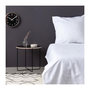 Voir la diapositive 1 : GENERIQUE Parure de lit - 1 housse de couette 220 x 240 cm + 2 taies d'oreiller 60 x 60 cm - Satiné 100% coton - Blanc