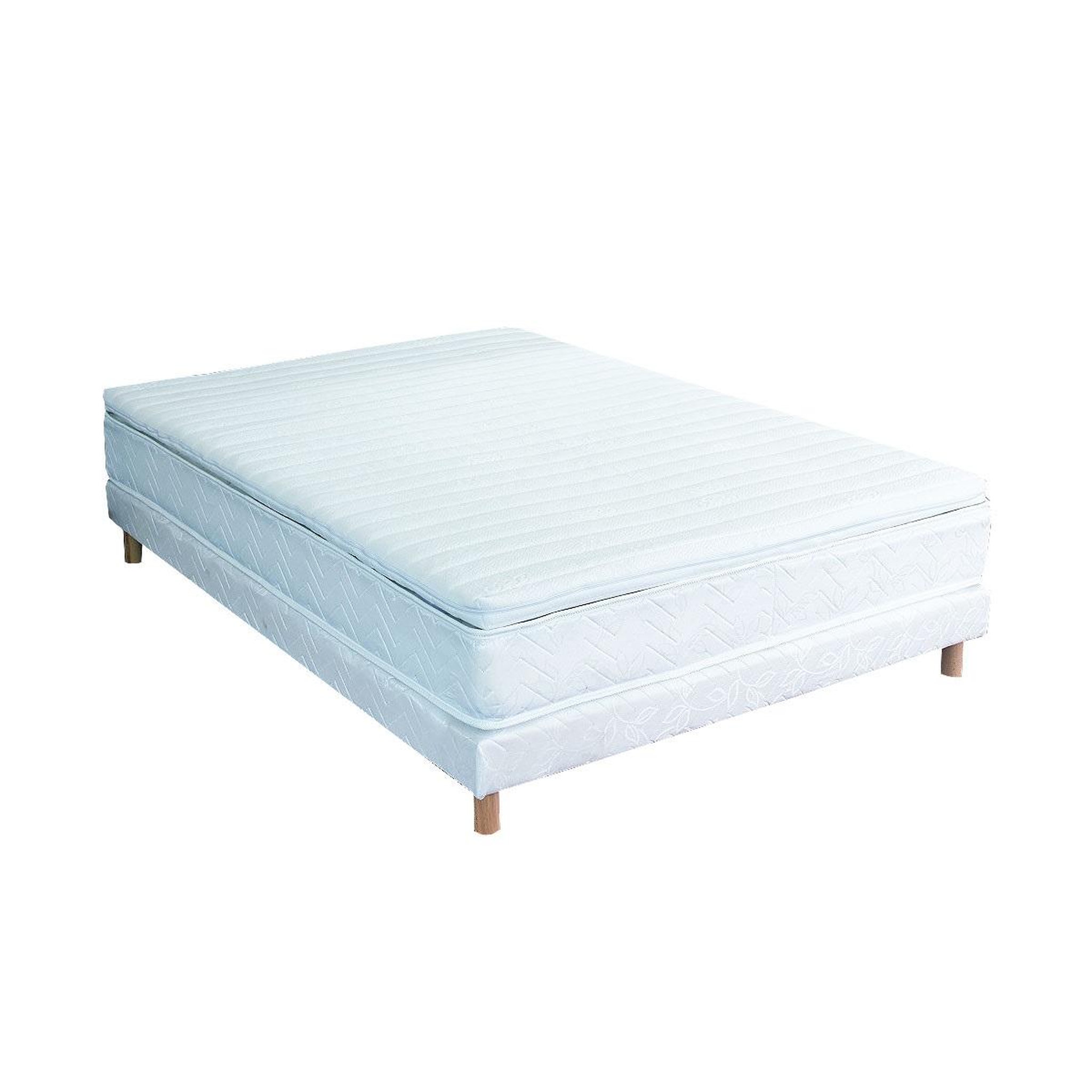 Voir la diapositive 1 : Surmatelas 3 zones 100% latex 140 x 190 cm
