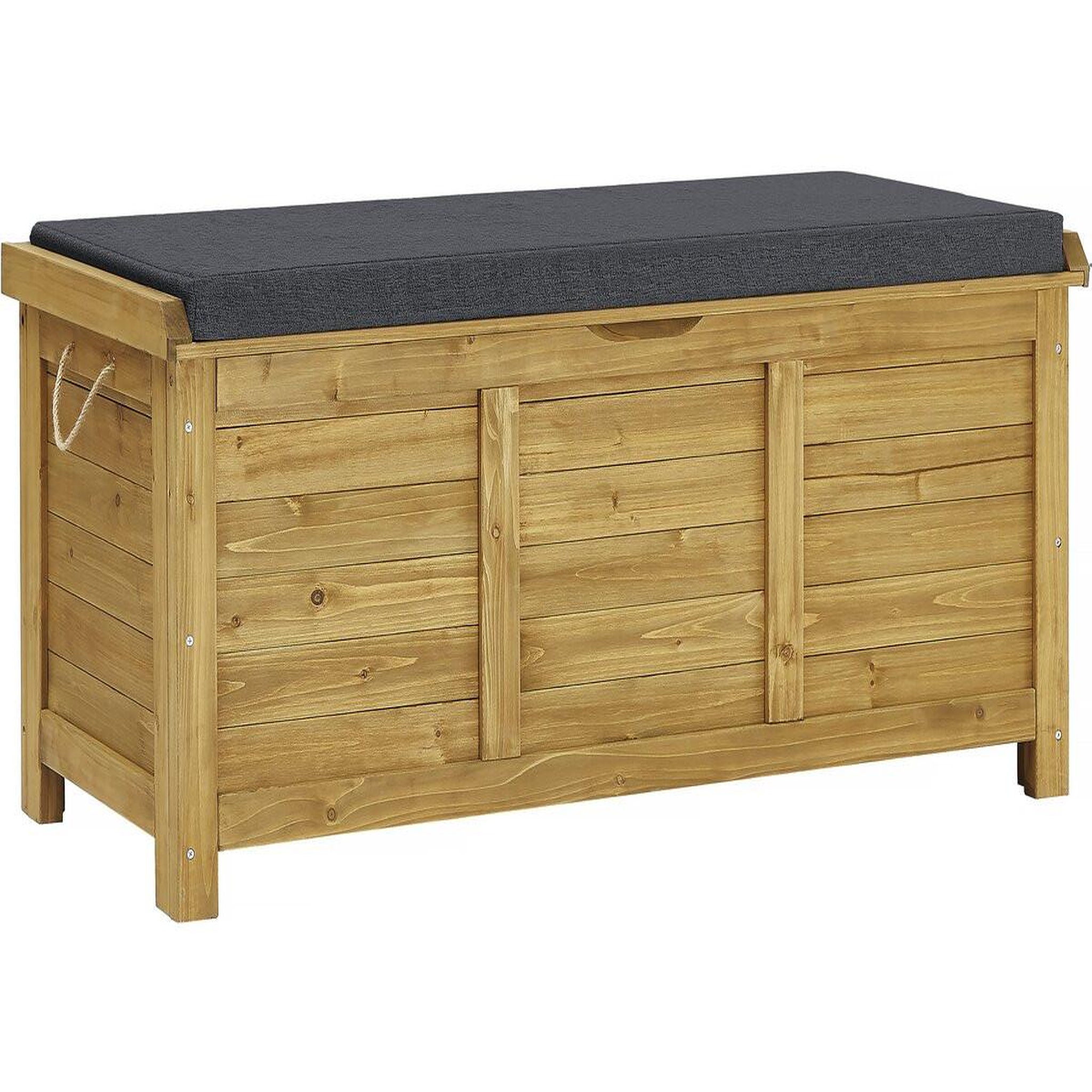 Habitat et Jardin Coffre de jardin  gana  en bois - 125 x 60 x 55 cm - marron