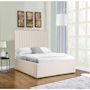 Voir la diapositive 2 : Habitat et Jardin Lit avec coffre  Mia  - 160 x 200 cm - Beige