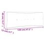 Voir la diapositive 6 : VIDAXL Coussin de palette creme 120x40x12 cm tissu
