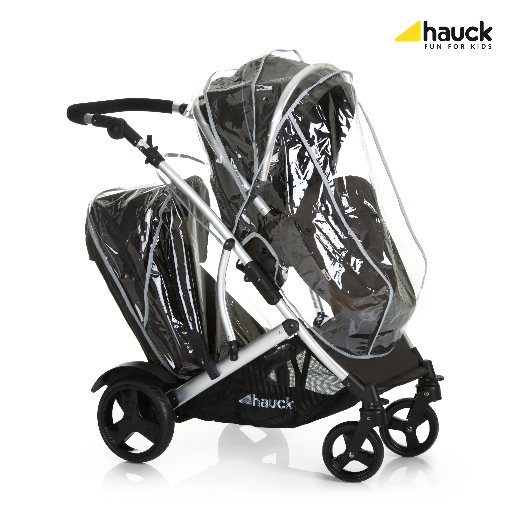 Voir la diapositive 4 : HAUCK Poussette double Duett 2