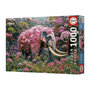 Voir la diapositive 3 : EDUCA Puzzle - EDUCA - Éléphant Fleuri - 1000 pieces - 48x68 cm - Pour adultes - Animaux