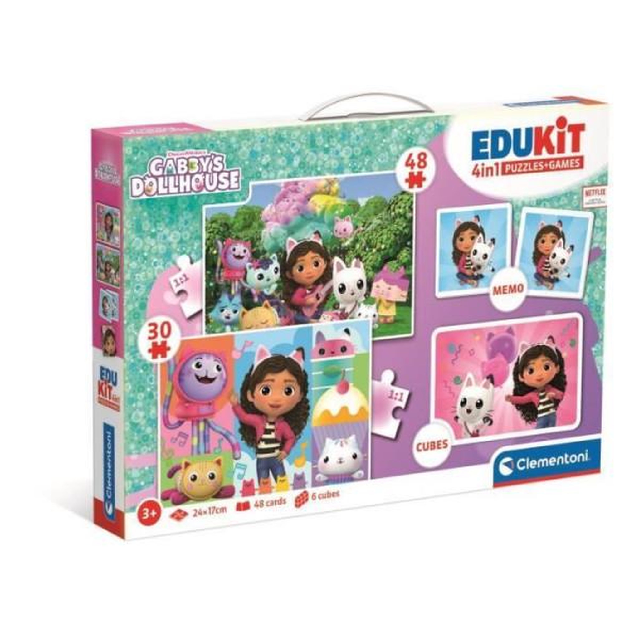 CLEMENTONI Edukit 4 en 1 Gabby et la maison magique CLEMENTONI
