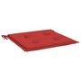 Voir la diapositive 5 : VIDAXL Coussins de chaise jardin lot de 6 rouge 40x40x3cm tissu oxford