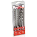KREATOR Coffret de 4 forets à béton SDS+ 160mm