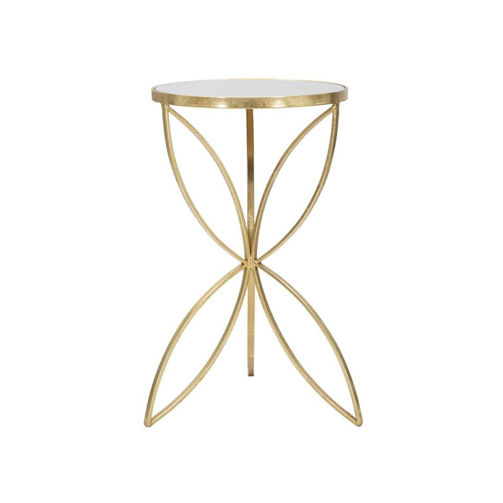 Paris Prix Table d'appoint design  butterfly  60cm or