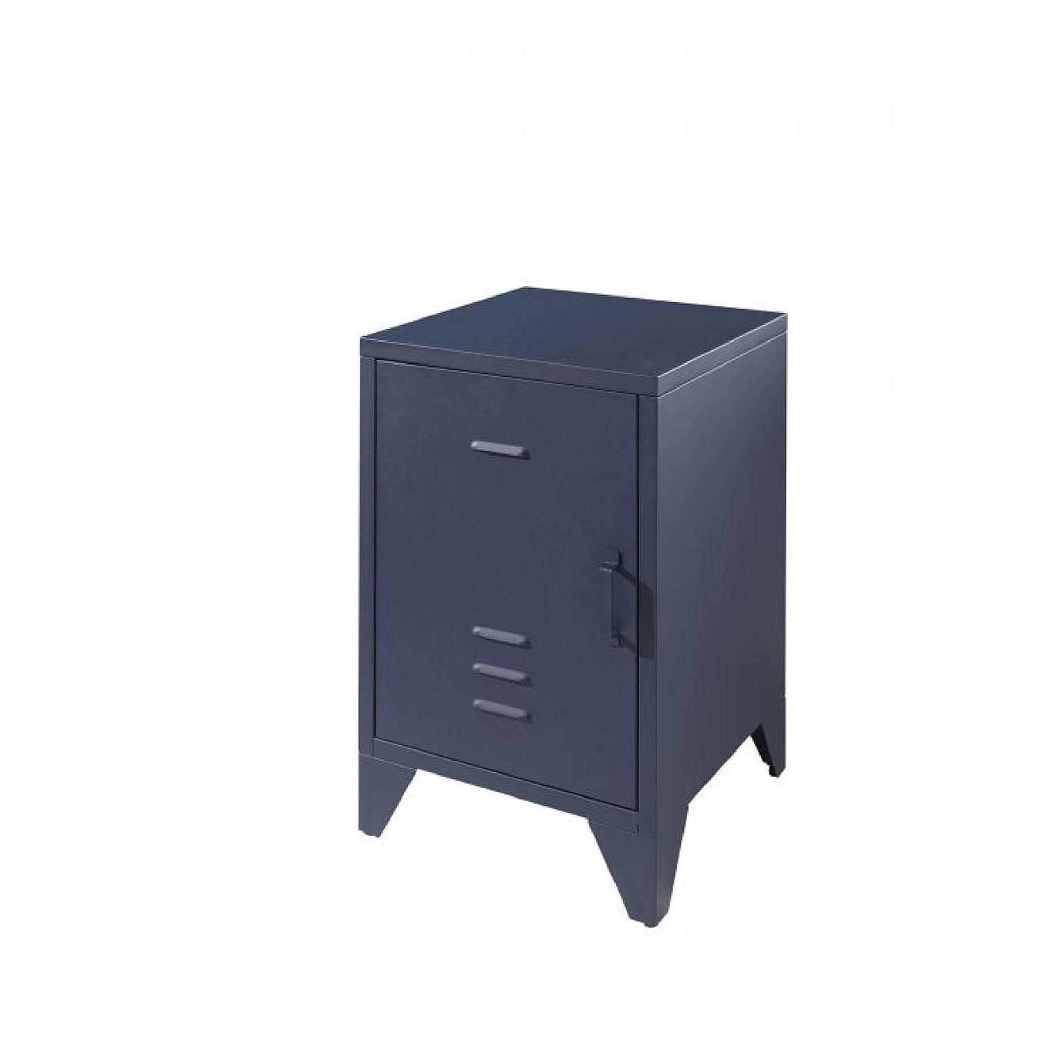 Voir la diapositive 3 : Vipack Lit et chevet Bronxx 90x200cm Bleu