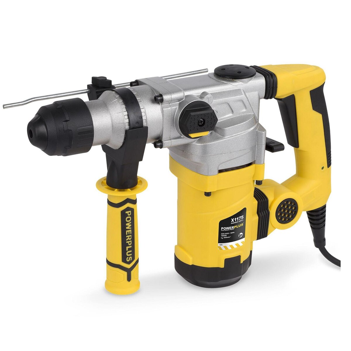 POWERPLUS Marteau perforateur-burineur 1600w 5joules