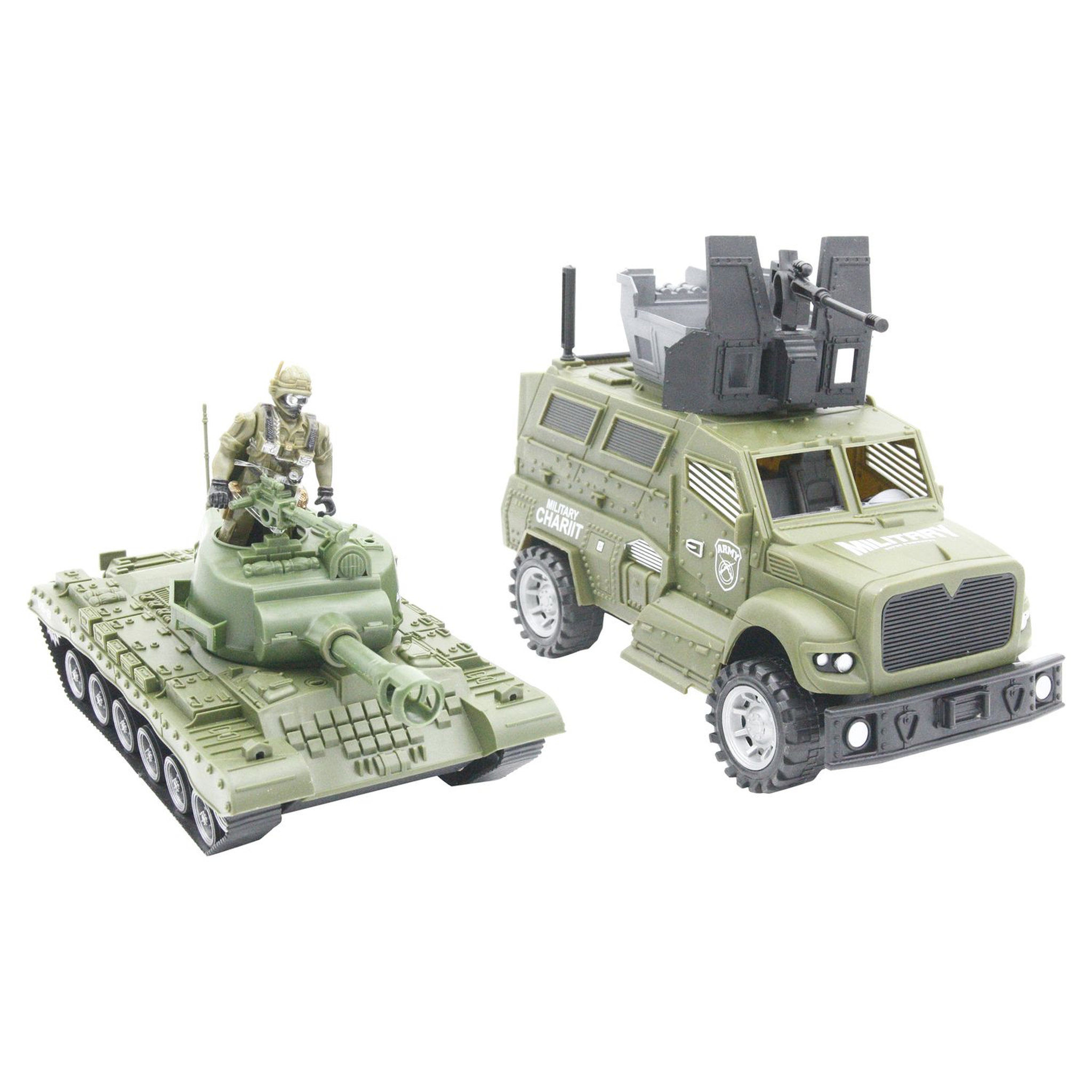 Voir la diapositive 1 : Ferry Jacques & Cie Grand coffret véhicules militaires