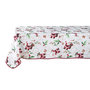 Voir la diapositive 1 : Douceur d'Intérieur Nappe rectangulaire antitache et infroissable Père Noël - 150 x 240 cm - Blanc et rouge