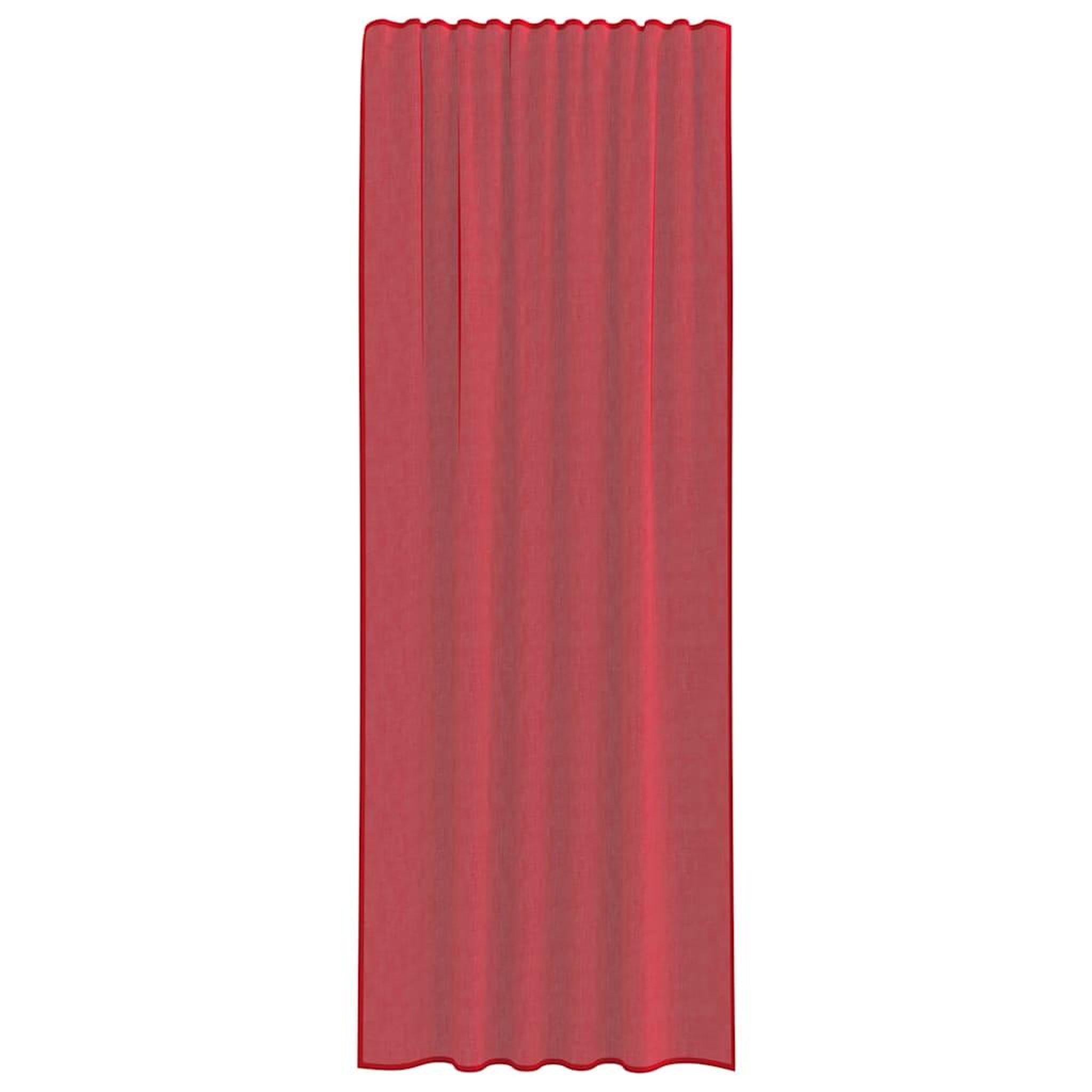 Voir la diapositive 4 : VIDAXL Rideaux en voile avec boucles 2 pcs rouge bordeaux 140x260 cm