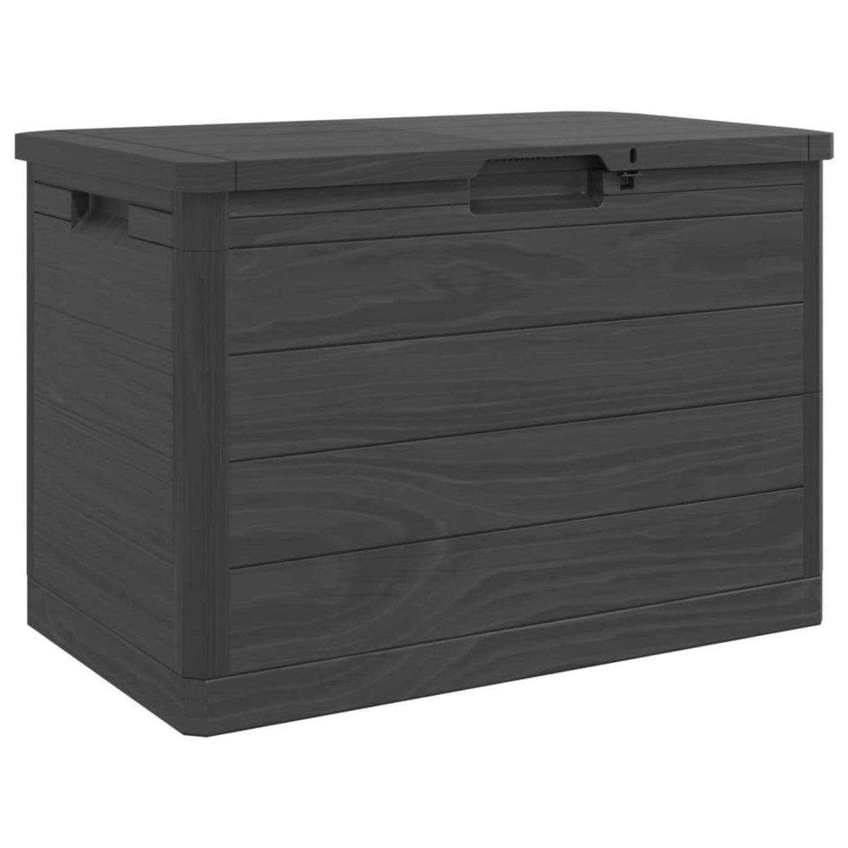VIDAXL Boîte a coussins d'exterieur anthracite 77,5x44,5x53 cm PP