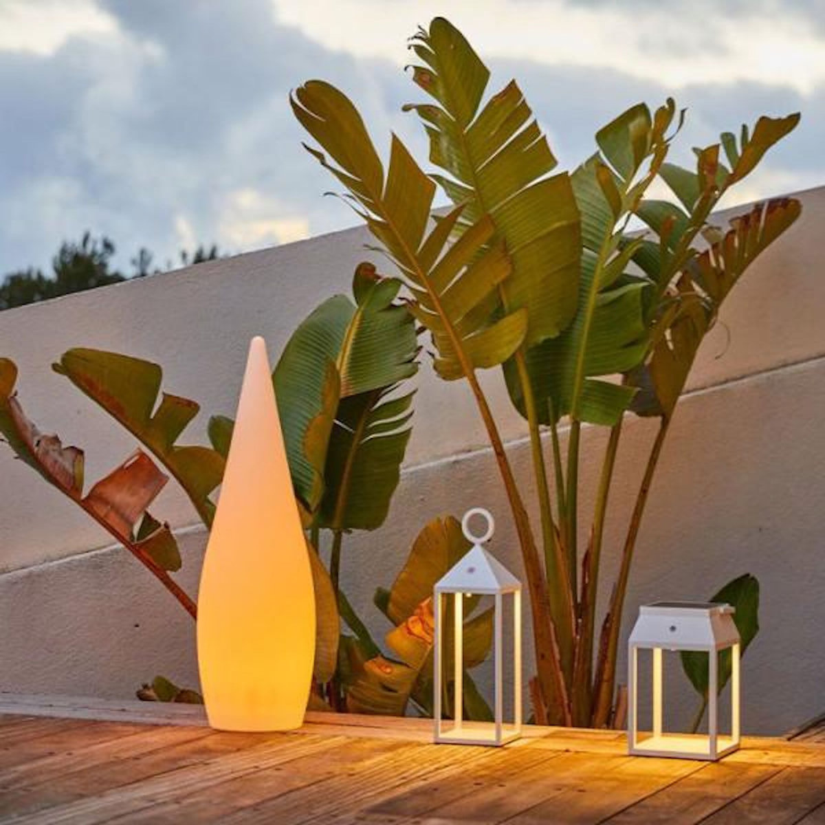 Lumisky Lampe LED Lampadaire sans fil goutte LED multicolo