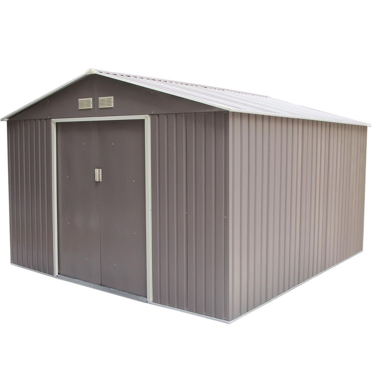 CONCEPT USINE Abri de jardin 10,85 m² en acier  gris SANCY